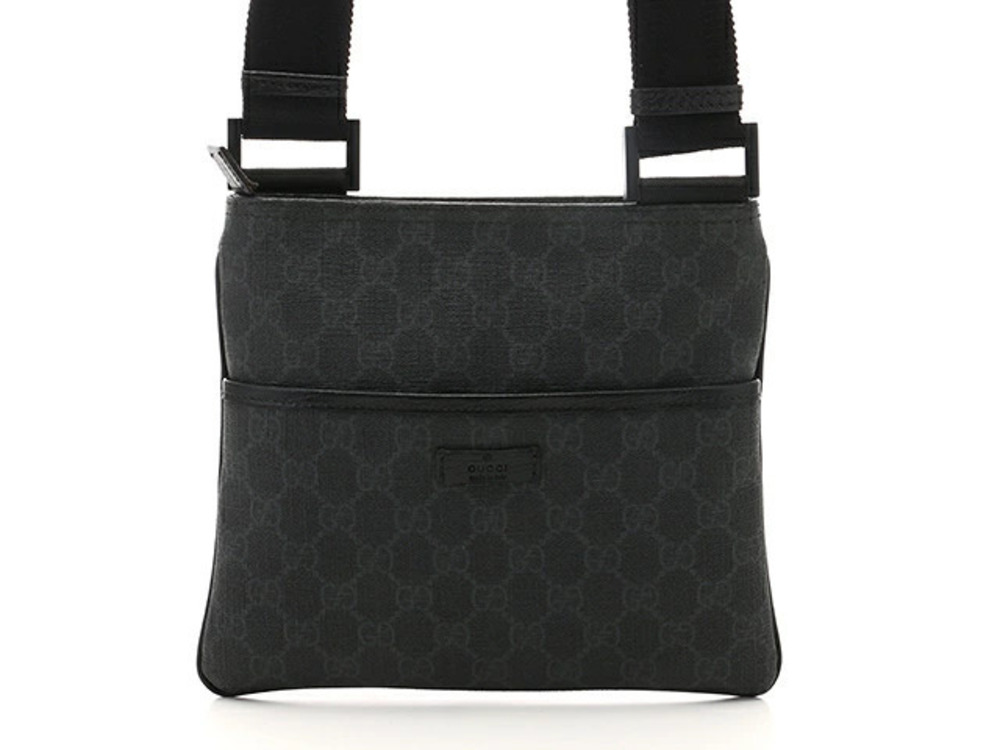 Gucci GG Supreme Shoulder Bag Black